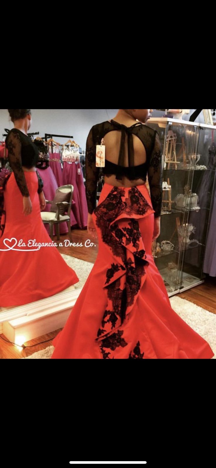 New 2 Piece Prom Dress