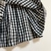 Drestaria Flared Skirt Mini Skirt Above the Knee Check Black Made in Japan