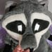 meeko plush puppet large 23 inch