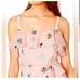 BETSEY JOHNSON PINK EMBROIDERED MIDI DRESS MEDIUM NEW!