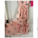 BETSEY JOHNSON PINK EMBROIDERED MIDI DRESS MEDIUM NEW!