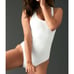 NWT Andie Women's The Tulum Open Back Ribbed One Piece Swimsuit White Size M