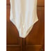 NWT Andie Women's The Tulum Open Back Ribbed One Piece Swimsuit White Size M