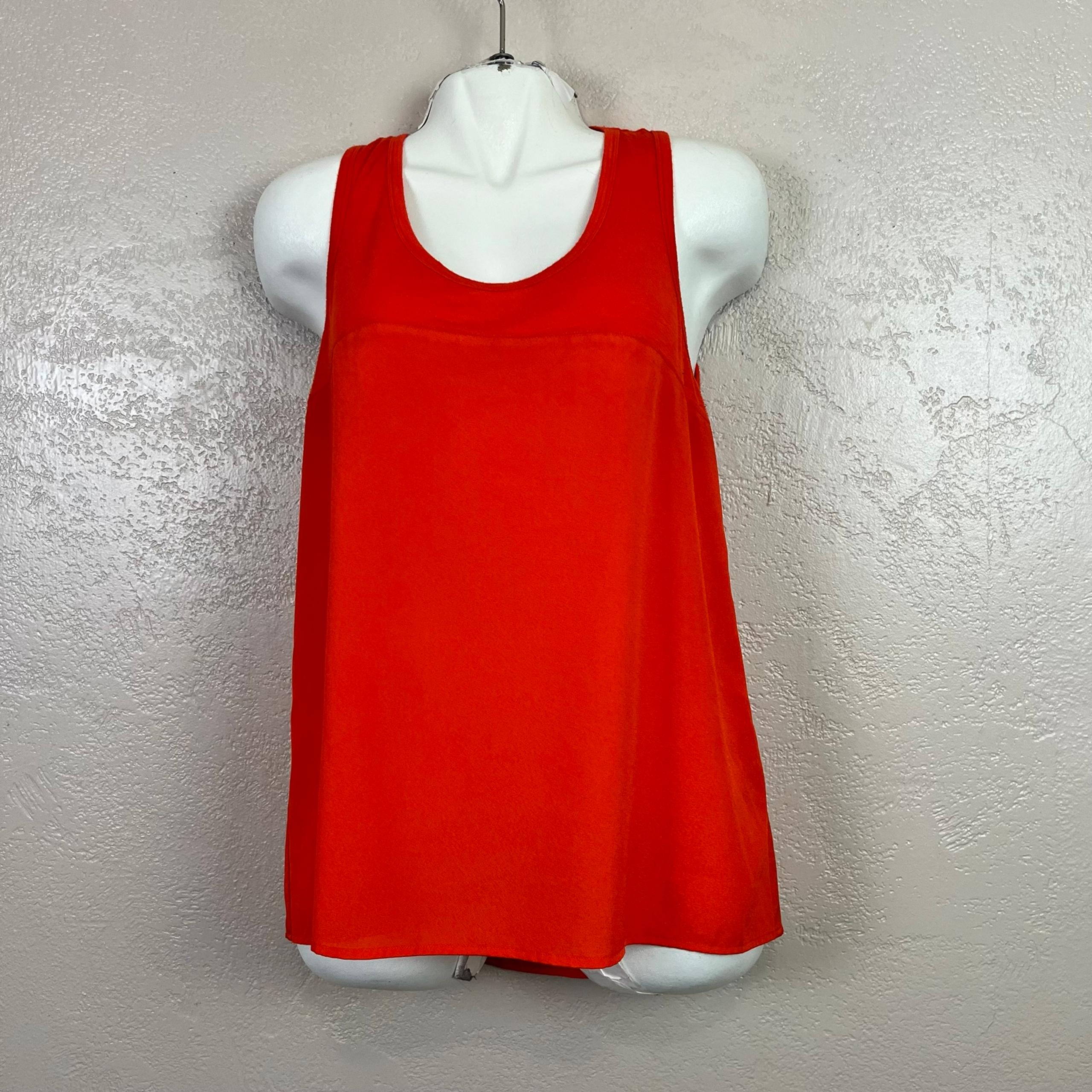 Kenneth Cole New York Womens Red Tank Top Size M Lightweight 95% Rayón