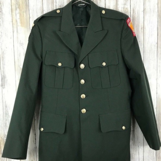 Bremen-Bowdon Dark Green Army Coat 40R
