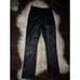 Rem Garson black leather straight pants sz 8