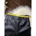 Rem Garson black leather straight pants sz 8