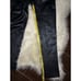 Rem Garson black leather straight pants sz 8