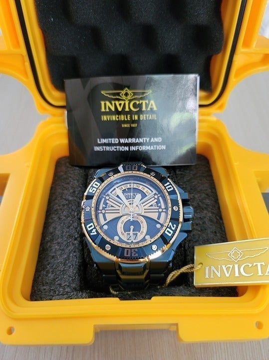 Invicta Reserve Excursion Stealth Bomber Swiss Ronda Caliber Men's Watch 52mm
