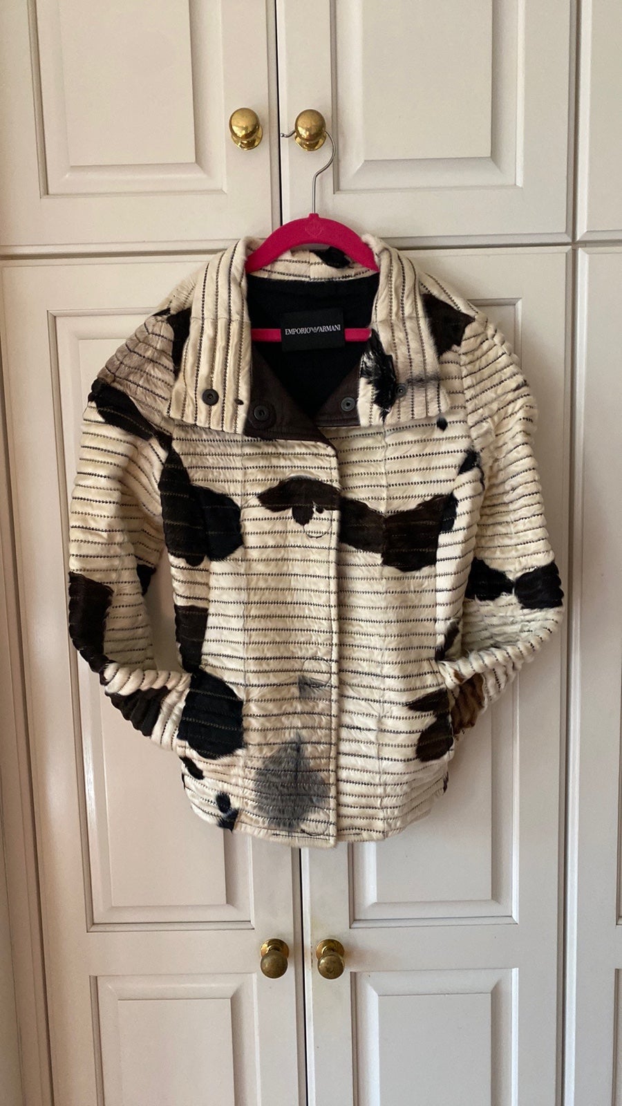 Emporio Armani fur jacket. Size 0.