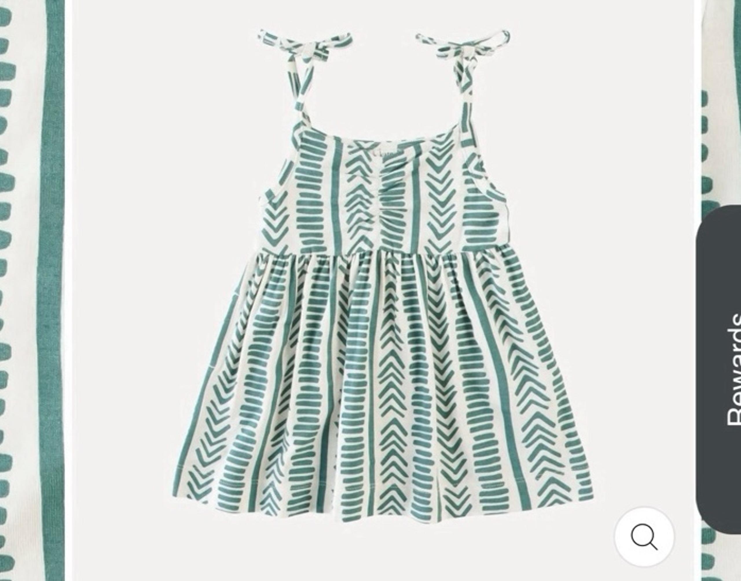 Kate Quinn Spaghetti Tie Ruched Dress - Mosaic Stripe 4T