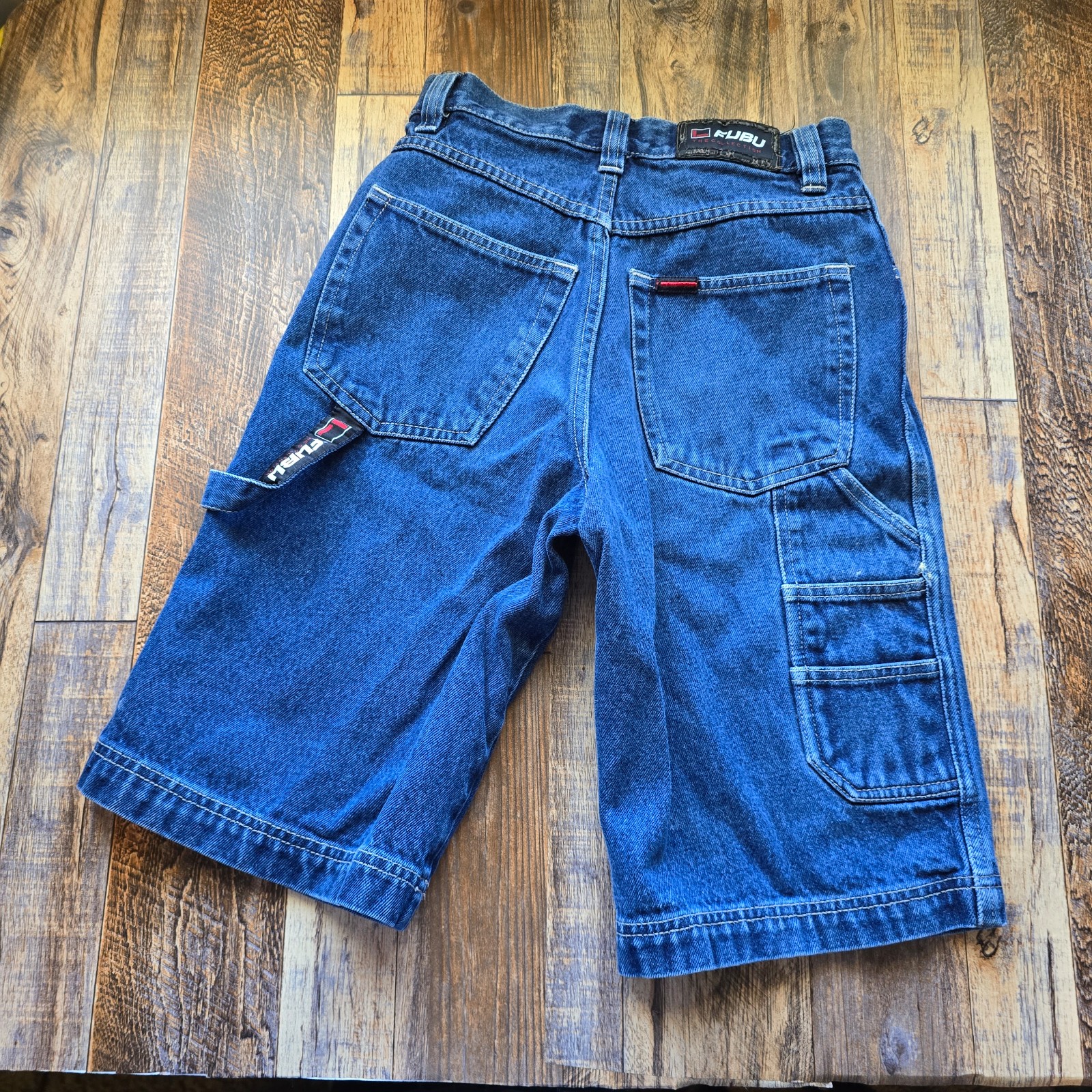 Vintage fubu 90s y2k baggy denim shorts