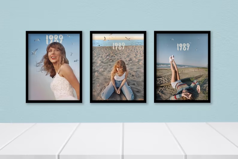 Taylor Swift 3 posters - 1989 Edition Taylor's Version, Taylor Swift Aesthetic,