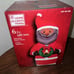 Home Accents Holiday 6.5 ft Black African American Santa Inflatable LED Lights