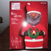Home Accents Holiday 6.5 ft Black African American Santa Inflatable LED Lights