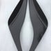 DRY CARBON CANARDS 08+ MITSUBISHI EVOX