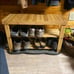 3-Tier Bamboo Shoe Rack Bench Storage Shoe Shelf