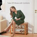 3-Tier Bamboo Shoe Rack Bench Storage Shoe Shelf