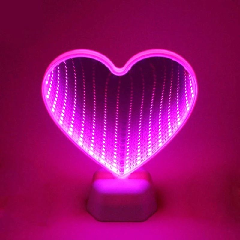 Double Sided 3D Heart Lamp