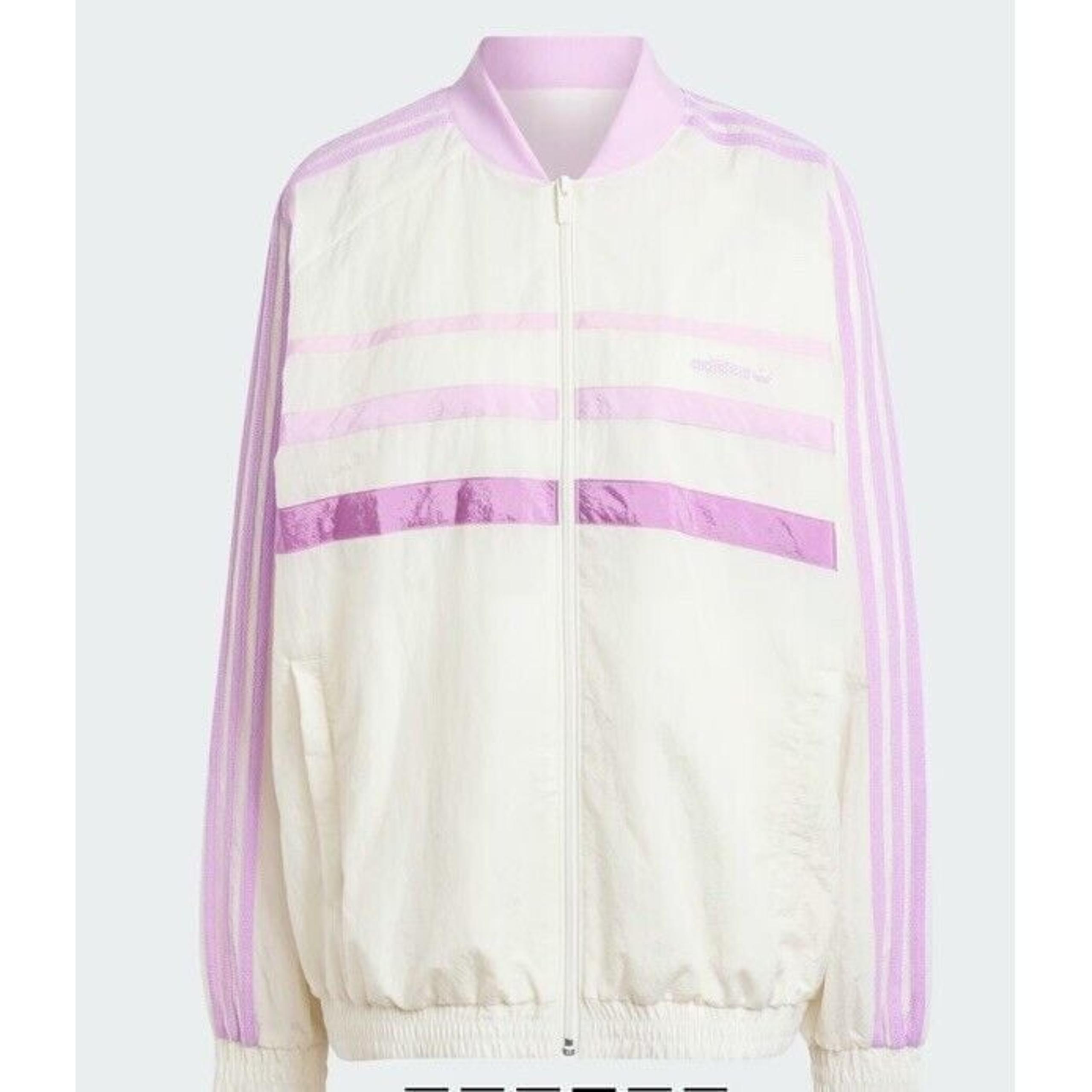 Adidas Originals '80s Track Top Stripe Full Zip Up Jacket Women Small JC6146 New