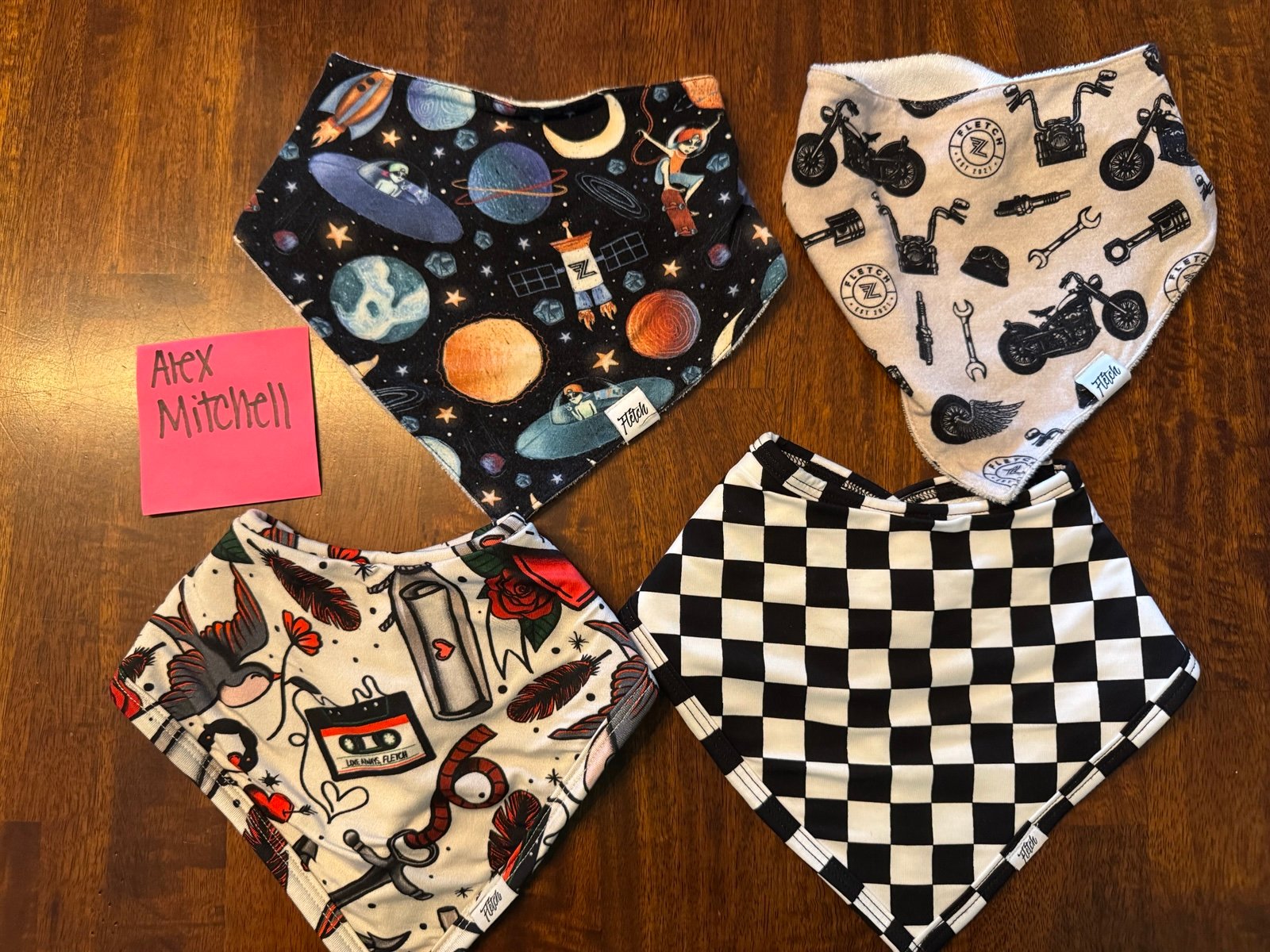 Fletch bamboo bibs