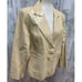 Bradley Bayou Womens XL Tan Croc Embossed 100% Genuine Leather Blazer Jacket