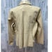 Bradley Bayou Womens XL Tan Croc Embossed 100% Genuine Leather Blazer Jacket