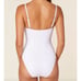 NWT Andie Women's The Amalfi Classic One Piece AO297 Smooth Swimsuit White SZ MT