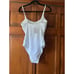 NWT Andie Women's The Amalfi Classic One Piece AO297 Smooth Swimsuit White SZ MT