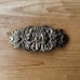 Vintage El Arturo Crumrine Western Cowgirl Bronze Floral Oval Belt Buckle 4.5 W