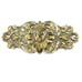 Vintage El Arturo Crumrine Western Cowgirl Bronze Floral Oval Belt Buckle 4.5 W