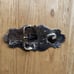 Vintage El Arturo Crumrine Western Cowgirl Bronze Floral Oval Belt Buckle 4.5 W