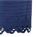 Gretchen Scott Skirt Womens S Blue NWOT Pin Pleats & Eyelet Trim Fully Lined