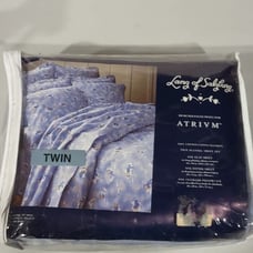 Vtg LANZ of SALZBURG Flannel 100% Cotton Sleeping Bear Twin Sz SHEET SET ~NIP!