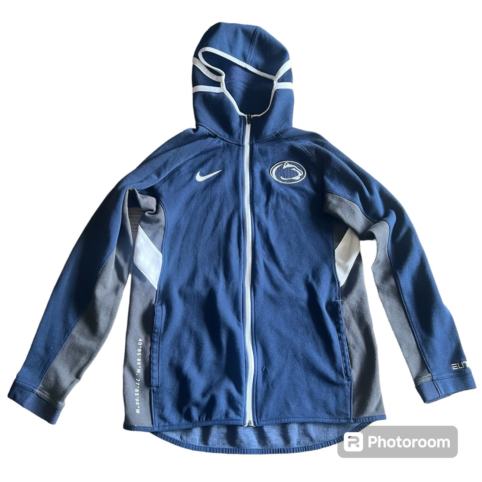 Nike Penn State Full Zip Sweatshirt Mens Size Small