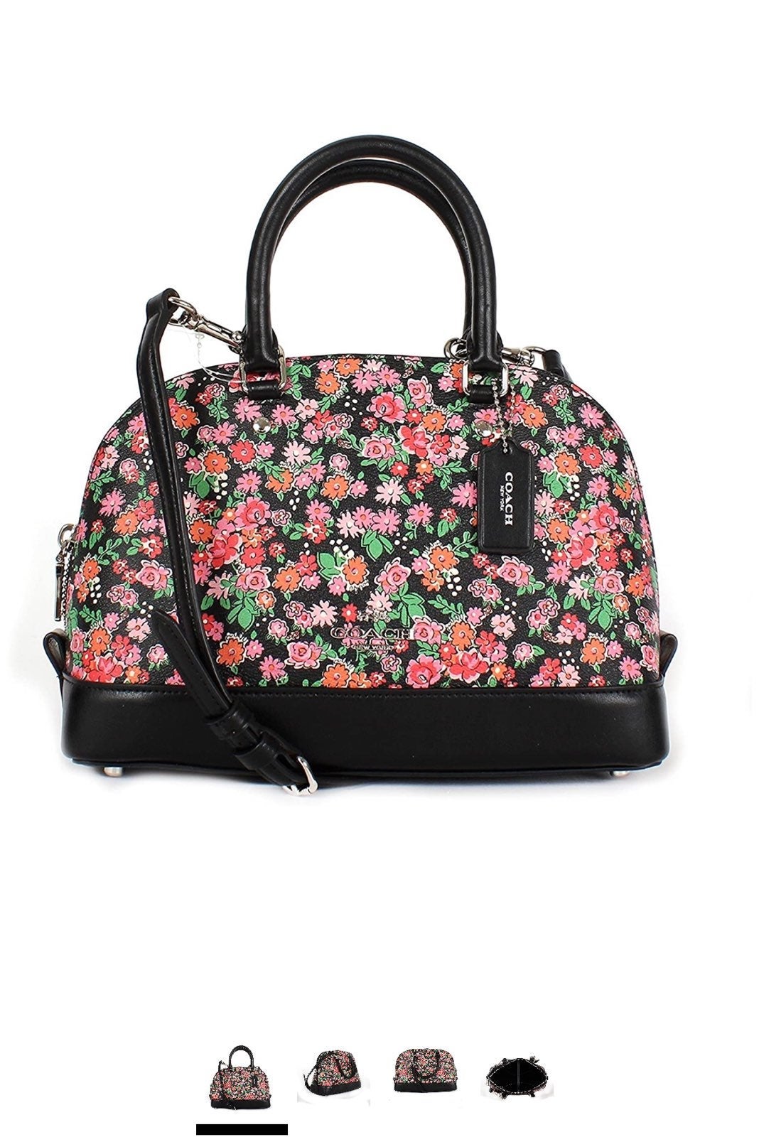 Coach Pink Floral Multi Mini Sierra Sat