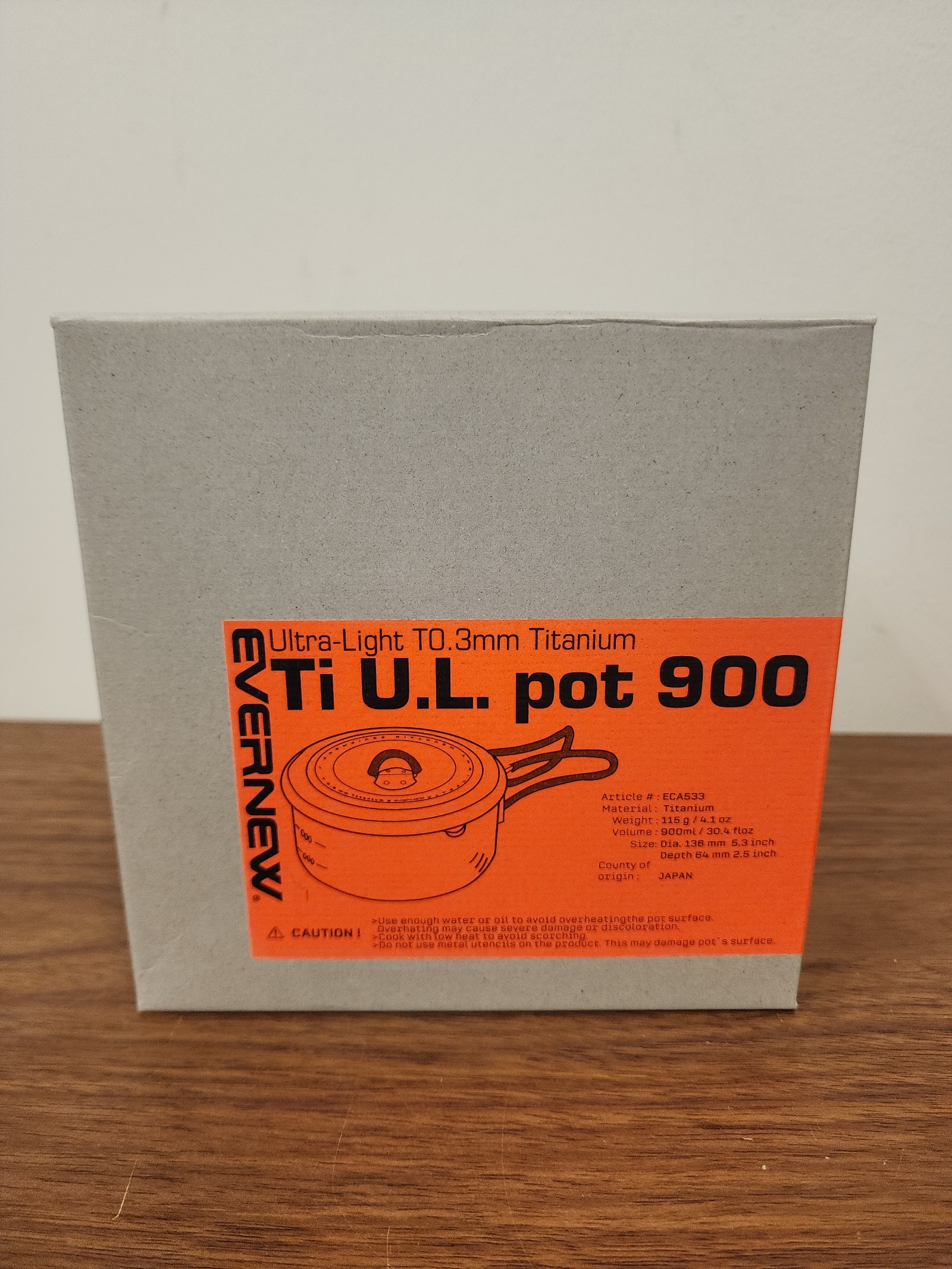 Evernew Titanium UL Pot - 9L