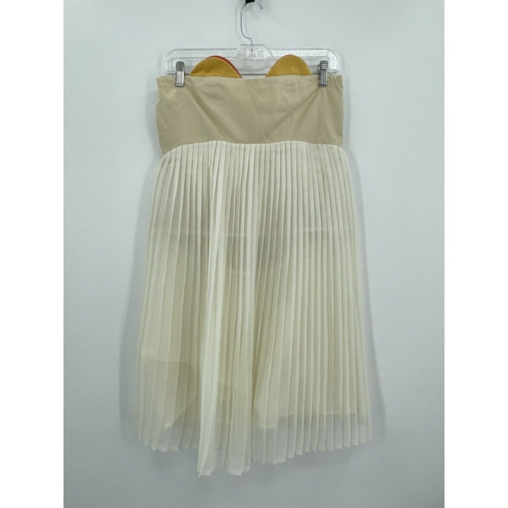 Valentine Gauthier Sleeveless Mini Dress Short Sheer Panels Regular Size 1