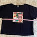 VINTAGE LRW designs Atlanta hand painted art to wear African jungle boxy tee
