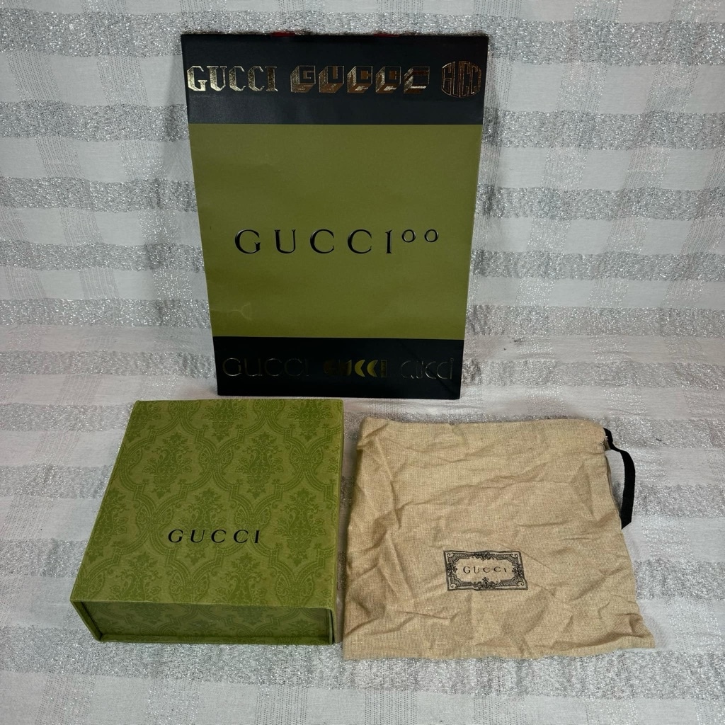 Empty Gucci Green Gift Box Set | Large Gift Box and Smaller Box