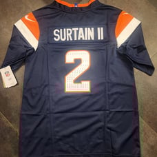 Patrick Surtain II Denver Broncos 2024 Blue Alternate Jersey #2 Size 3XL