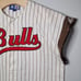 Chicago Bulls Sleeveless Starter NBA Button Baseball Type Jersey Adult XL READ