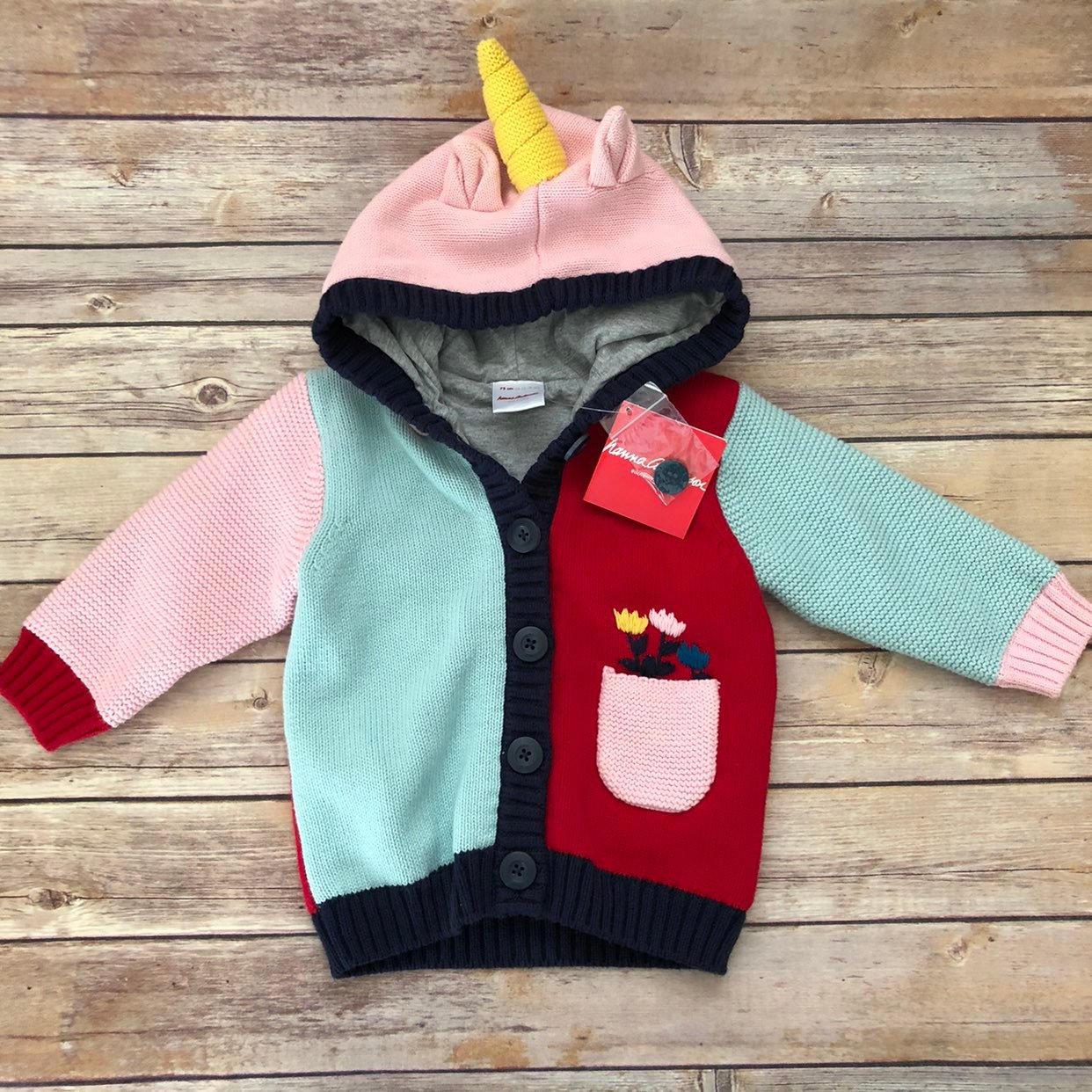 Hanna unicorn sweater jacket