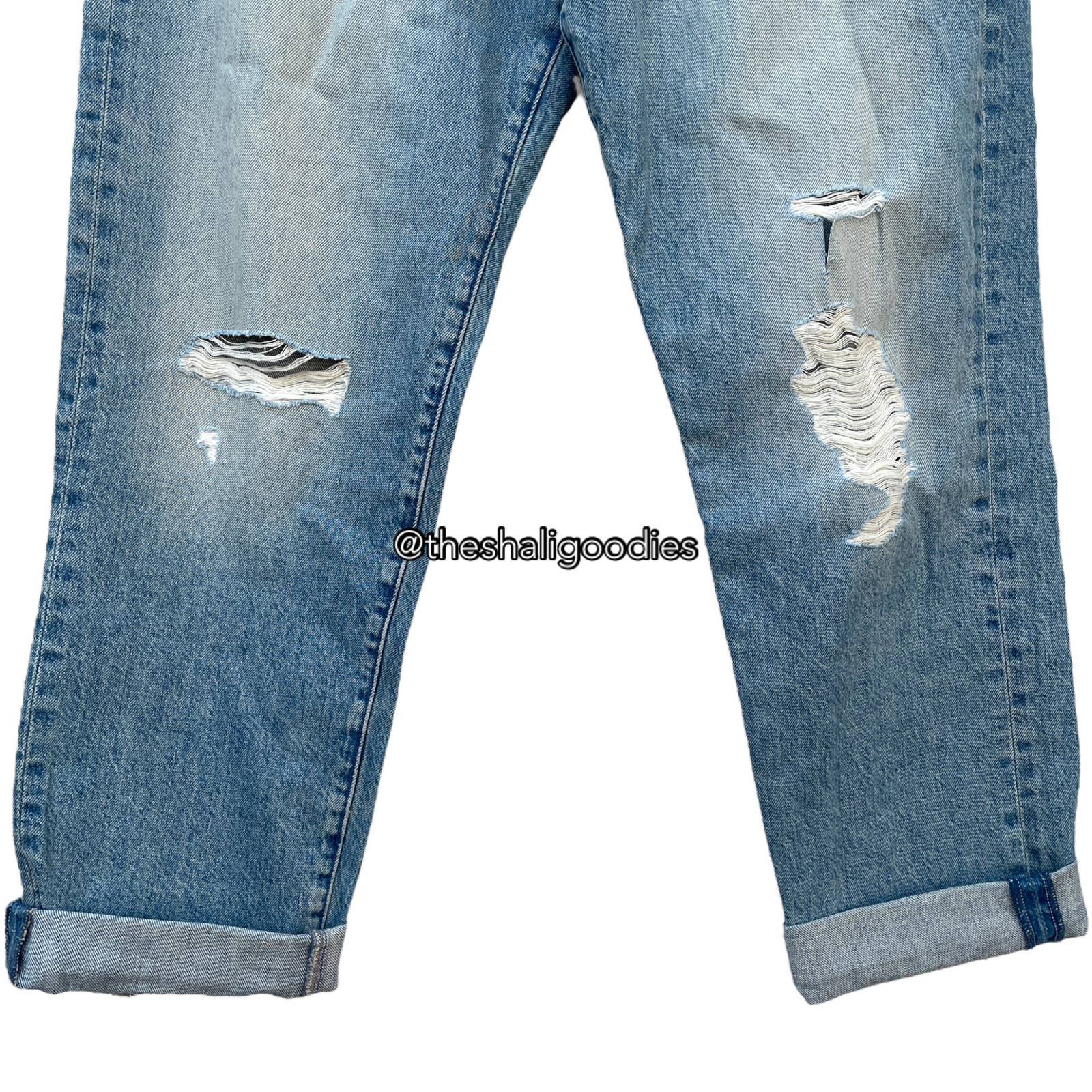 MOTHER Huffy Skimpy Jeans Blue Denim Distressed shops Relaxed Fit