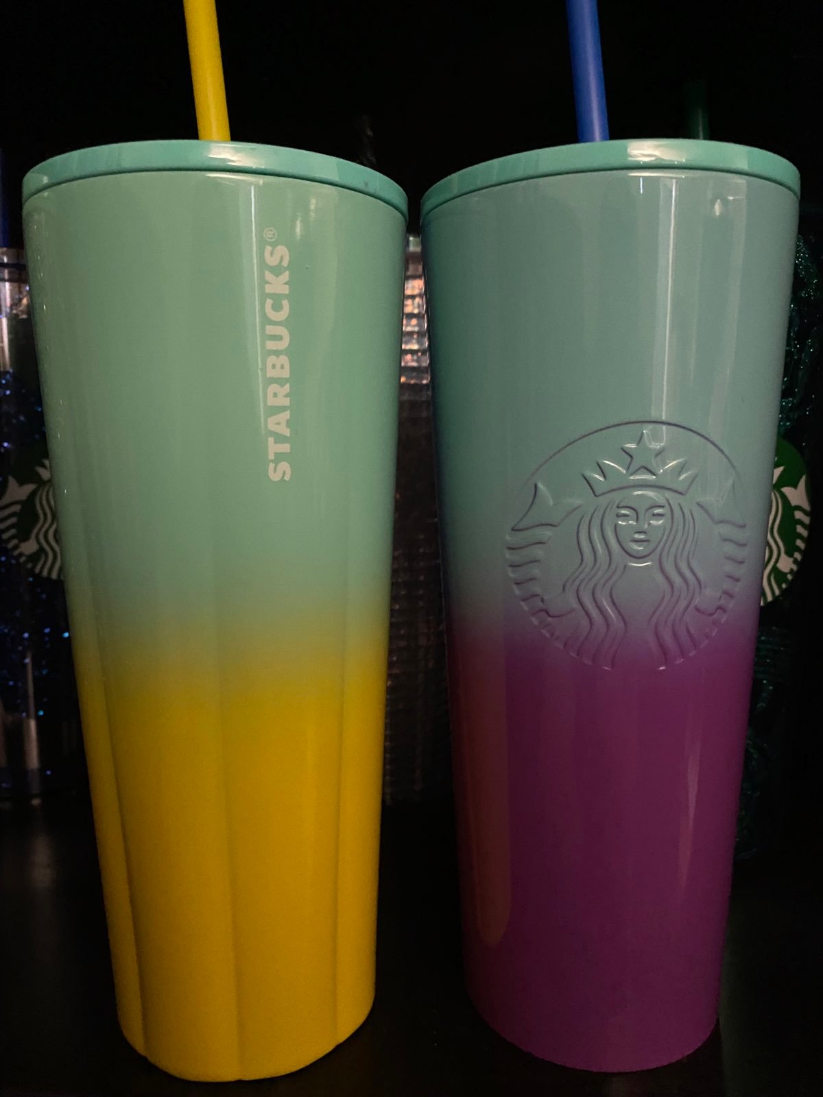 Starbucks ombre stainless steel
