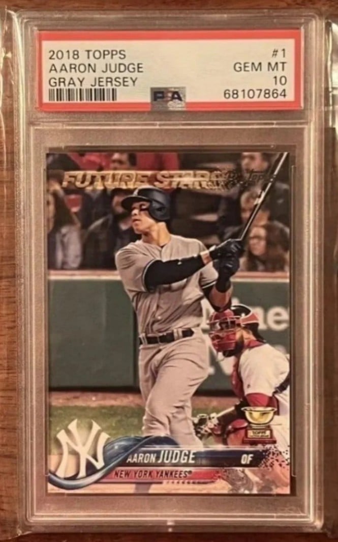 Aaron Judge RC Future Stars Insert Batting Variation Card PSA 10