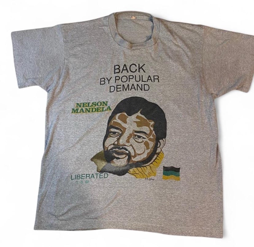Nelson Mandela Liberated t-shirt 1980