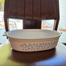 Vintage Corning Ware Blue Heather 1 1/2 Quart Casserole Dish
