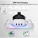 Charging Station for Quest 3 & Controllers w/ Indicator Light Magnetic & RGB