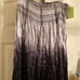 Knee length silk skirt